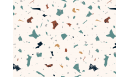 Tapis vinyle Terrazzo Multicolore - TAV-TER-MC - Le Grand Cirque