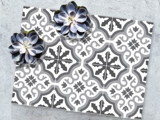 Set De Table Facon Carreau De Ciment Set De Table Bleu Taormina Motifs Carreaux De Ciment Set De Table Linge De Table Linge De Maison Gifi