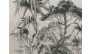 Papier peint panoramique adhésif Jardin méditerranéen Grisé - PNV-JAR-GR - Le Grand Cirque