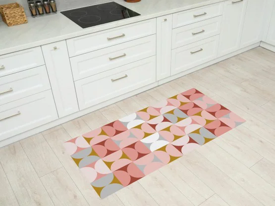 Tapis vinyle Bauhaus Rose - TAV-BAU-RO - Le Grand Cirque