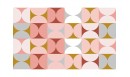 Tapis vinyle Bauhaus Rose - TAV-BAU-RO - Le Grand Cirque