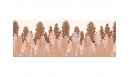Tapis vinyle Dentelle végétale Terracotta - TAV-DEN-TE - Le Grand Cirque