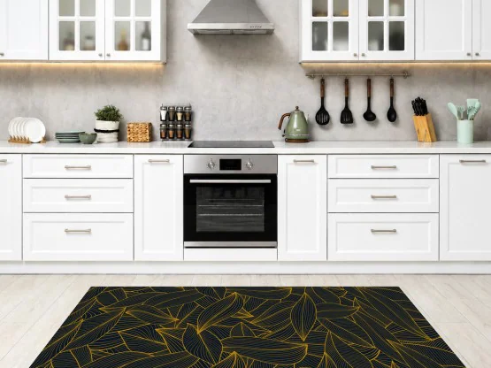 Tapis vinyle Feuilles d'or - TAV-FEU-OR - Le Grand Cirque