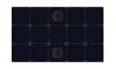 Tapis vinyle Héliopolis Bleu nuit - TAV-HEL-BN - Le Grand Cirque