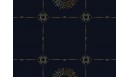 Tapis vinyle Héliopolis Bleu nuit - TAV-HEL-BN - Le Grand Cirque