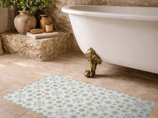 Tapis vinyle Lisbonne Vert clair - TAV-LIS-VE - Le Grand Cirque