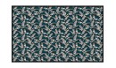Tapis vinyle Verlaine Bleu pétrole - TAV-VER-PT - Le Grand Cirque