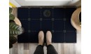 Tapis vinyle Héliopolis Bleu nuit - TAV-HEL-BN - Le Grand Cirque