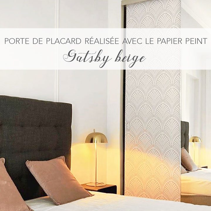 Décoration porte chambre - adhésif meuble