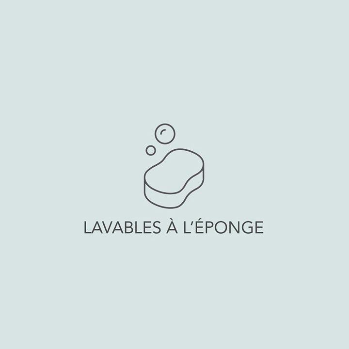 Adhésifs lavables à l'éponge